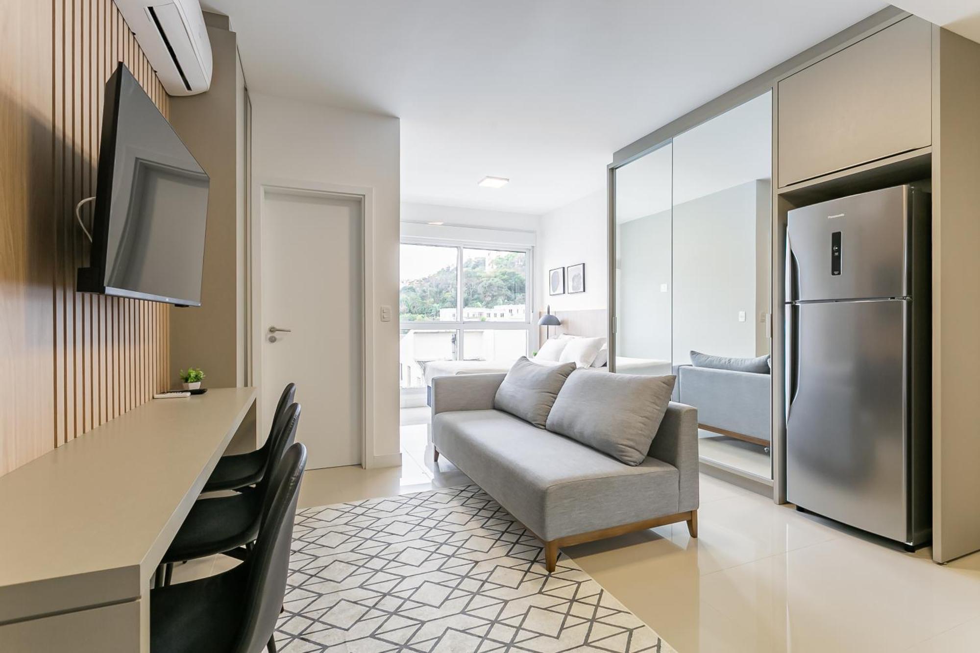 Apartamento Studio Com Piscina E Vaga Próximo à Beira Mar Norte - Centro *